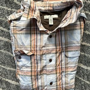 Banana republic plaid button down